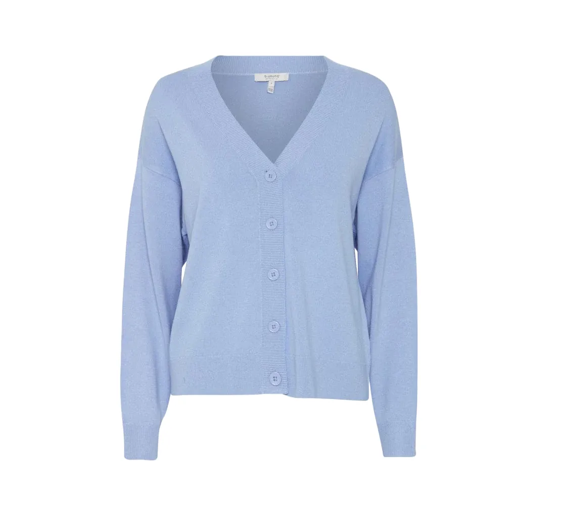 b.young women's cardigan Bymmola 20814398 sky blue