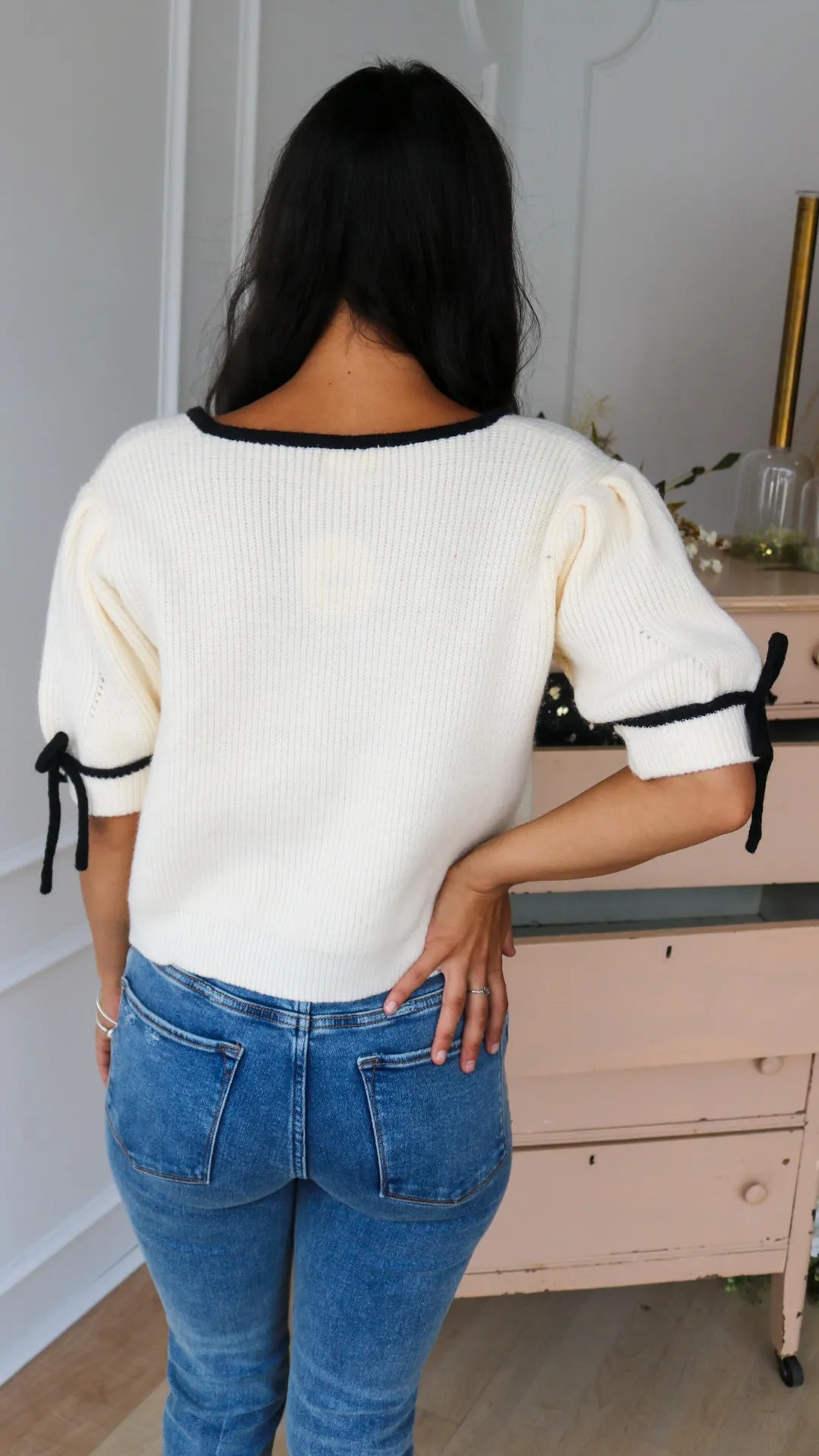 Daphne Bow Cardigan