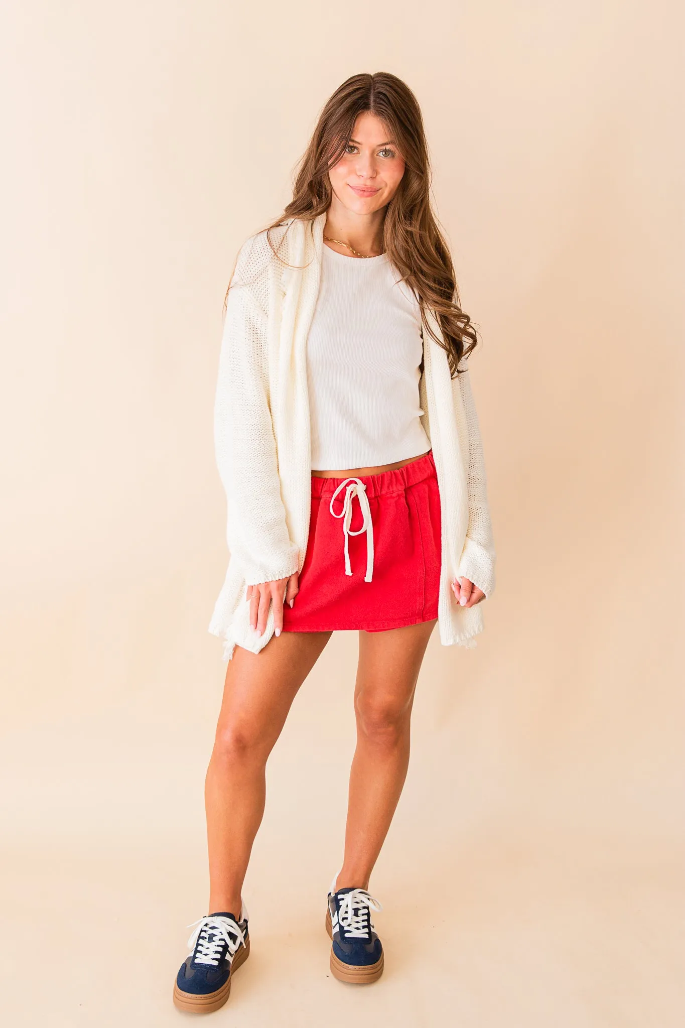 Fringe Flag Cardigan