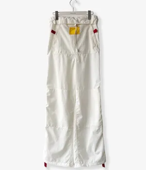 FUMIKA_UCHIDA/NYLON DOUBLE KNEE OVER PANTS(WHITE)