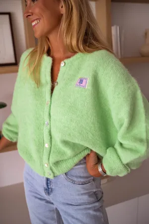Green Harris Cardigan