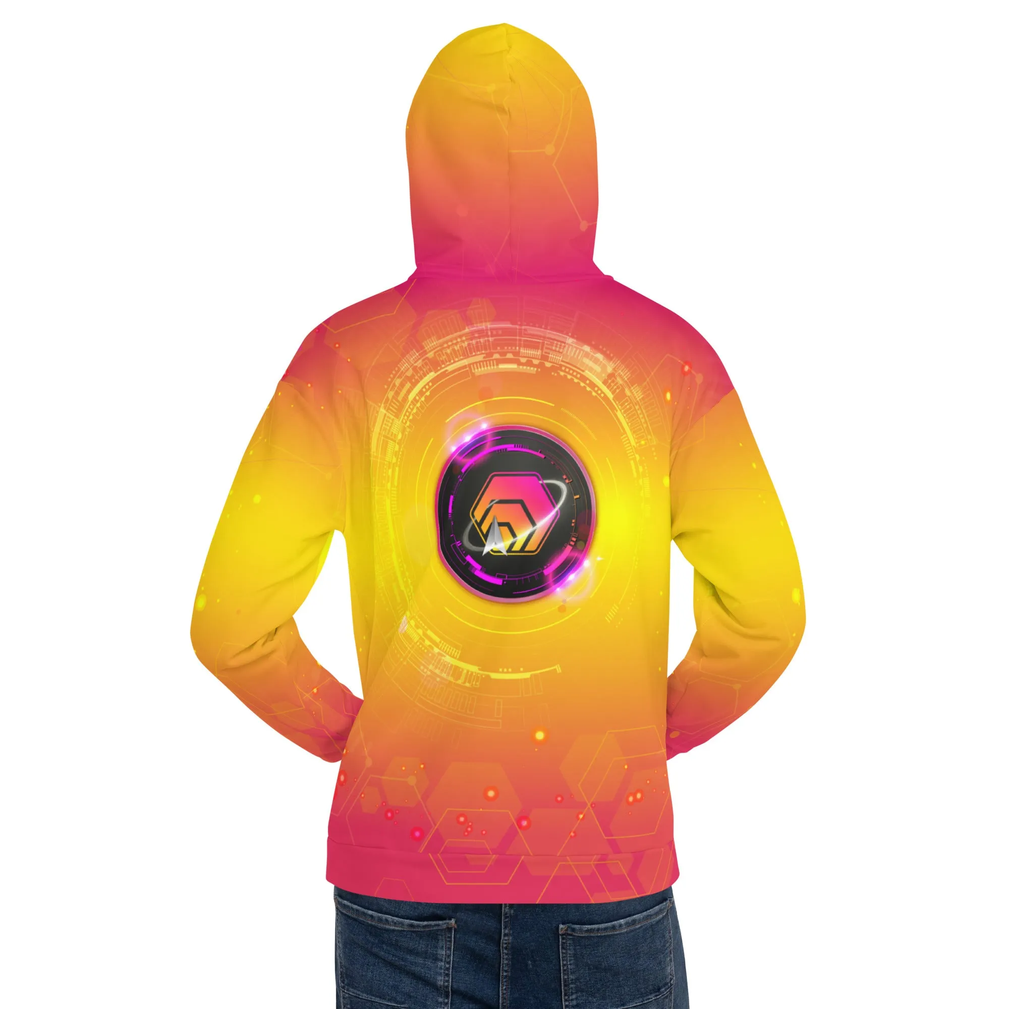 Hex All Over Print Hoodie
