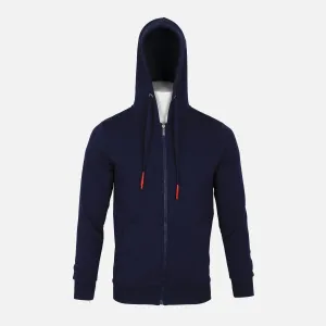 MEN REGULAR FIT CARDIGAN HOODED