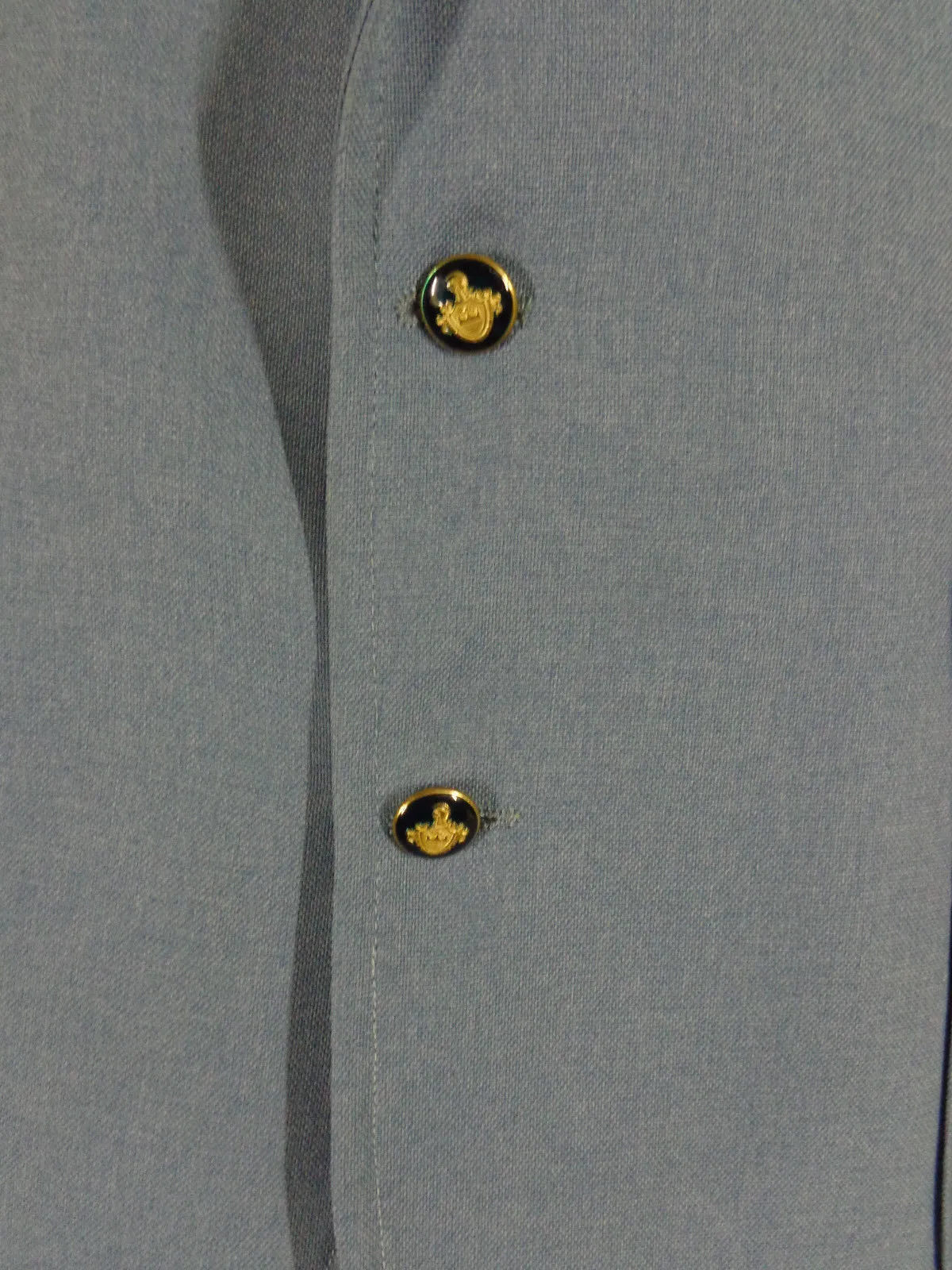 Vintage 70s The Knack Light Blue Retro Suit Blazer  48